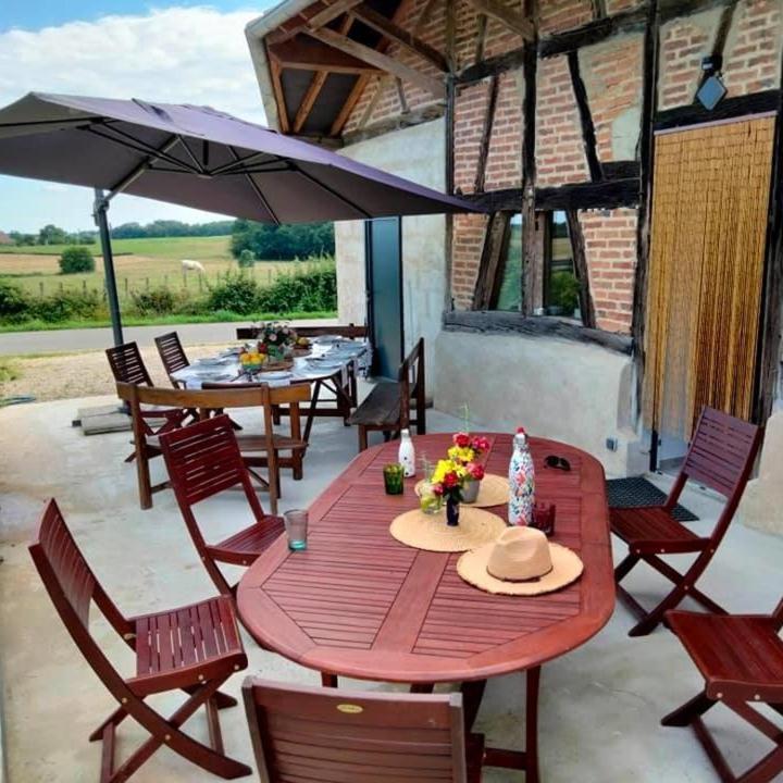 La Grange A Outeaux Bed & Breakfast Montpont-en-Bresse Bagian luar foto
